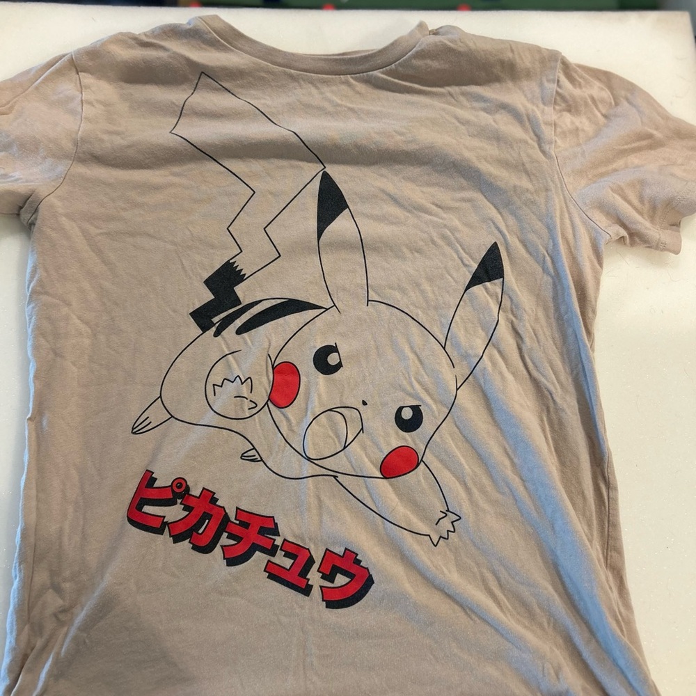 Old Navy Kids Pikachu Graphic Tee - Tan